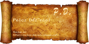 Pelcz Dániel névjegykártya